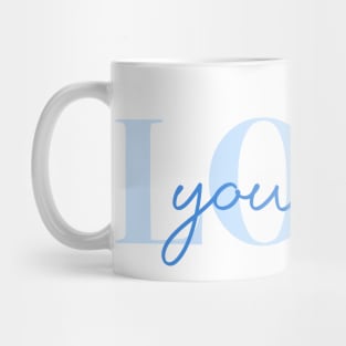 Love Yourself - Light blue (White Background) Mug